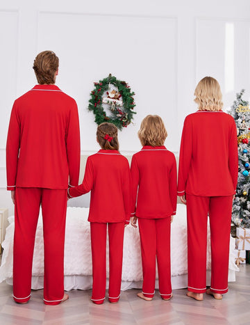 ekouaer-pajama-sets-partnerpyjama-weihnachten-langarm image 7