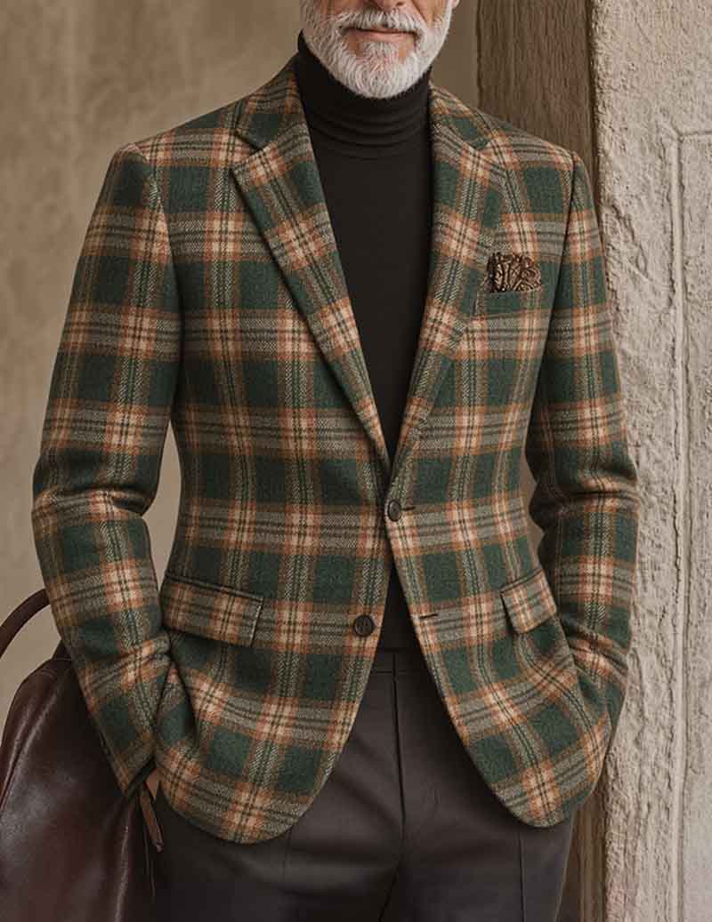 ekouaer-men-blazer-print-247-gemustert-polyester-4xl image 7