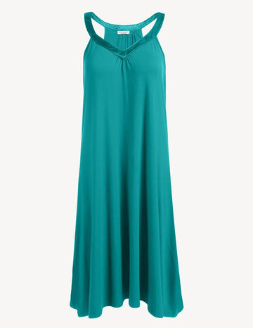 ekouaer-nightgowns-v-ausschnitt-nachthemd-rmellos-locker image 7
