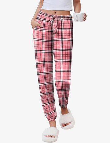 ekouaer-jogger-schlafanzughose-damen-mit-taschen-lang image 5
