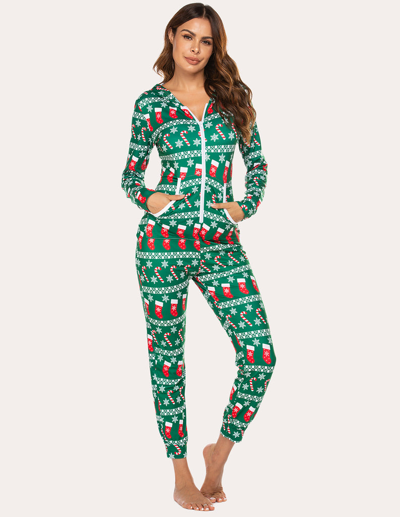 ekouaer-jumpsuits-cozy-onesie-kapuze-pl-sch-overall image 1