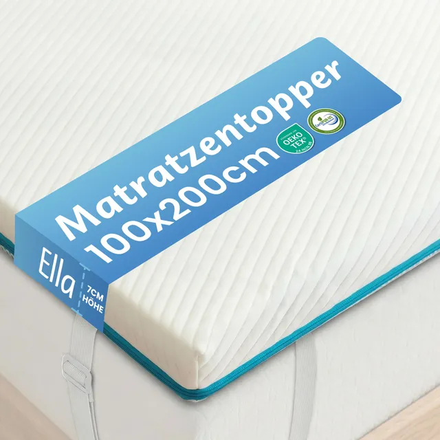 ella-bettbezug-topper-100x200-matratzentopper-gel-7cm-h2-h3 image 1