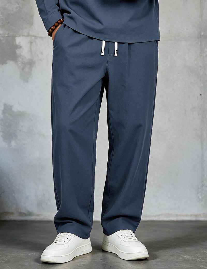 ekouaer-men-leinenhose-herren-weit-kordel-wei-leinenmix image 6