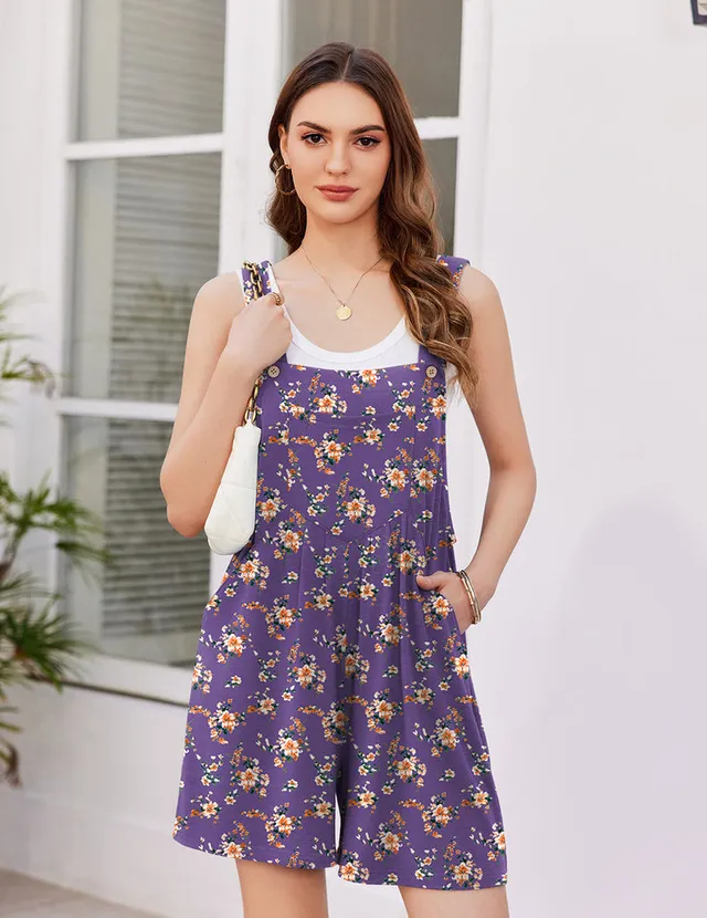 ekouaer-swimwear-sleeveless-romper-sommer-overall image 1