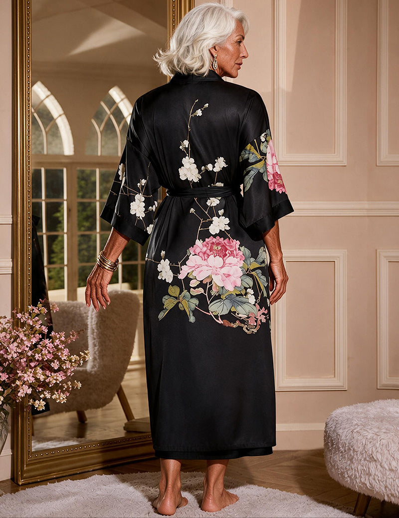 ekouaer-robes-kimono-morgenmantel-negligee-set-bestickt image 6