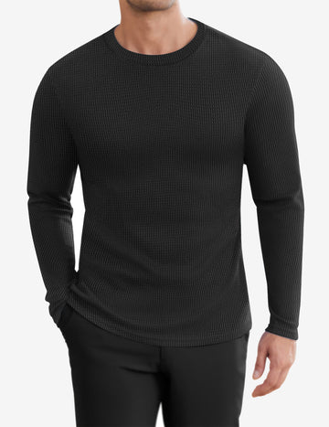 ekouaer-men-waffle-langarmshirt-herren-thermoshirt image 5
