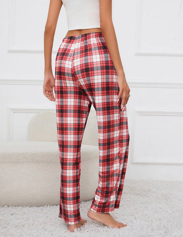 ekouaer-pajama-sets-schlafhose-2er-pack-kariert-mit-taschen image 5