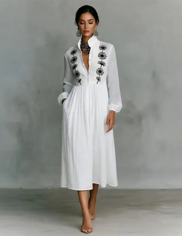 ekouaer-nightgowns-hemdkleid-wei-midi-stickerei image 1