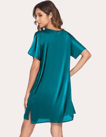 ekouaer-nightgowns-satin-nachthemd-sleep-dress image 5