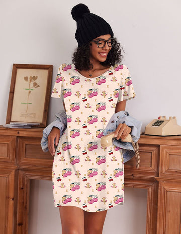 ekouaer-nightgowns-nachthemd-2er-pack-v-ausschnitt-kurz image 5