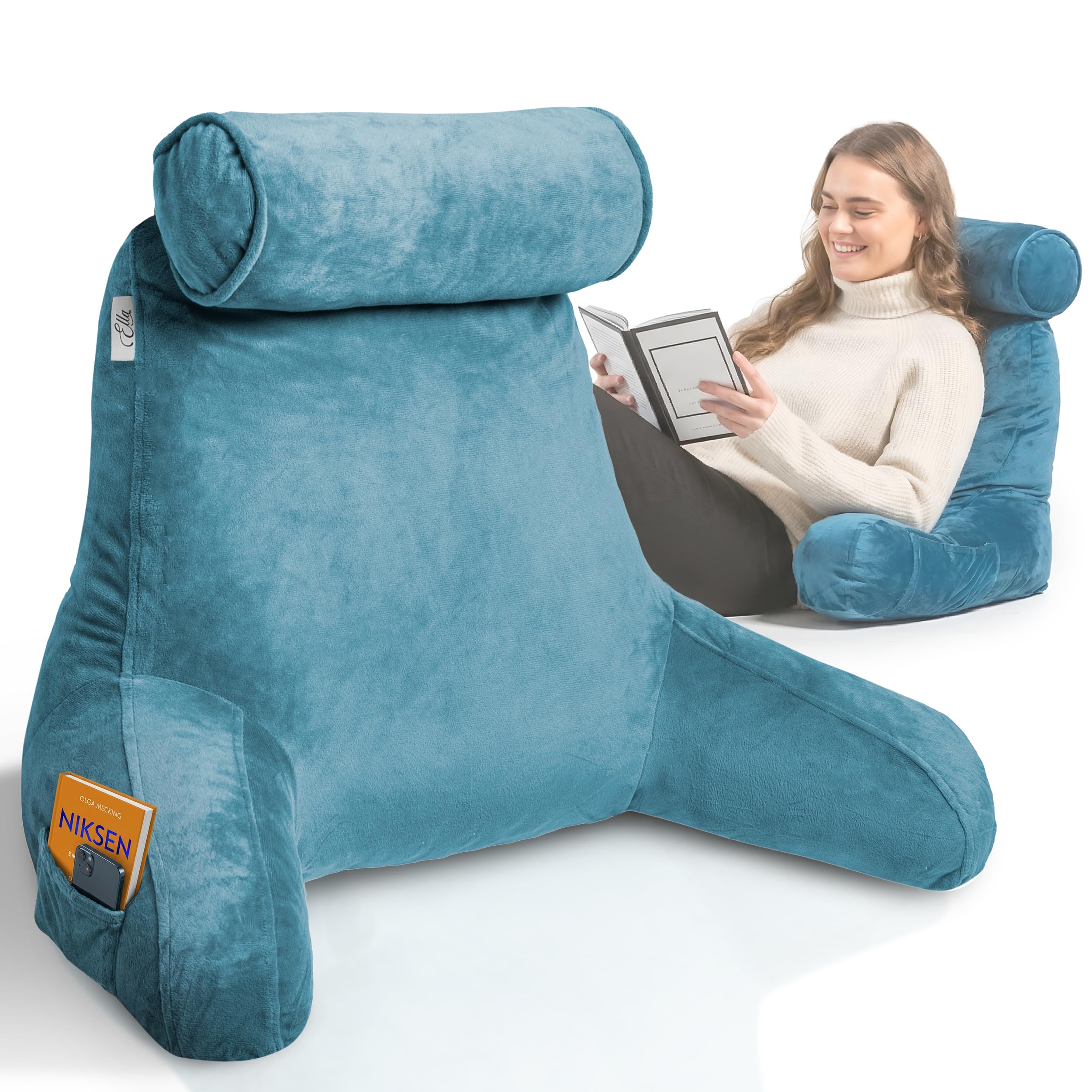ella-lesekissen-reading-pillow-bett-sofa-memory-foam-grau image 8