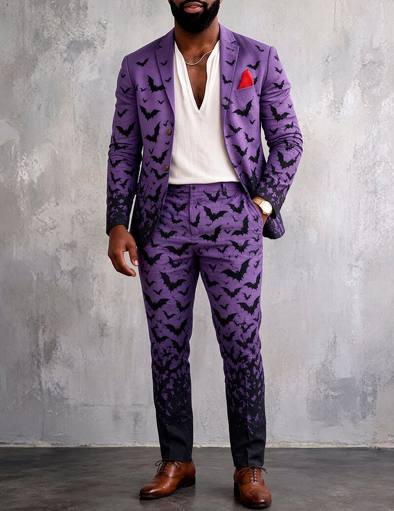 ekouaer-men-herren-pyjama-set-print-35-2-teilig image 3