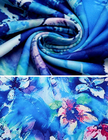 ekouaer-nightgowns-lounger-nachthemd-kurzarm-blumen-v-ausschnitt image 5