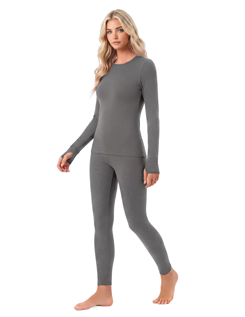 ekouaer-thermal-set-3er-fleece-rundhals-schwarz image 6