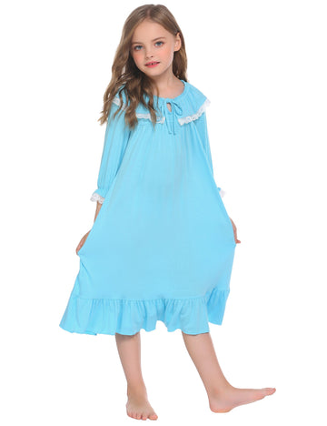 ekouaer-nightgowns-princess-nachthemd-m-dchen-prinzessin image 5