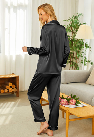ekouaer-pajama-sets-satin-schlafanzug-langarm-geschenkbox image 6