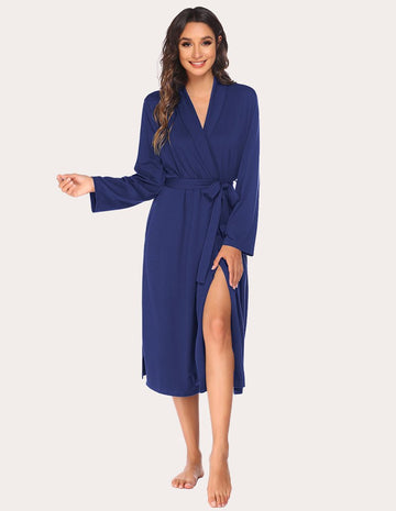 ekouaer-robes-kimono-bademantel-langarm-mit-taschen image 7