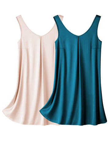 ekouaer-satin-sleeveless-nachthemd-2er-pack-rmellos image 5