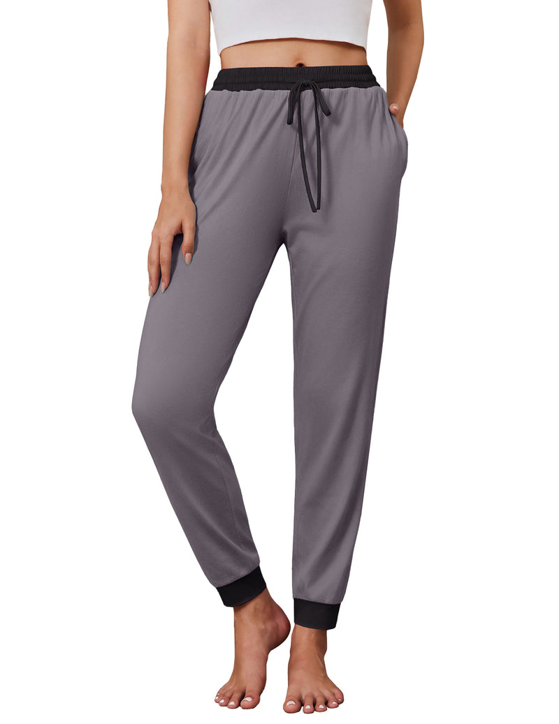 ekouaer-pajama-sets-jogger-braun-leopard-gr-s-xxl-mit-taschen image 4