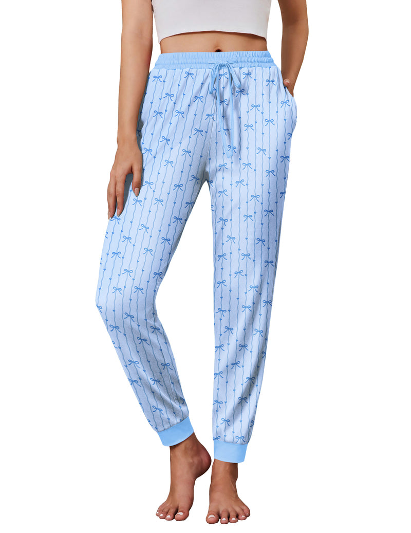ekouaer-pajama-sets-jogger-braun-leopard-gr-s-xxl-mit-taschen image 3
