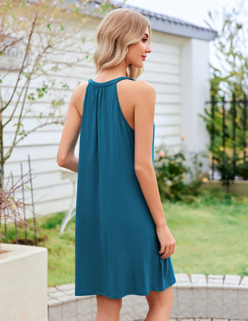 ekouaer-nightgowns-v-ausschnitt-nachthemd-rmellos-locker image 5