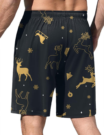 ekouaer-men-schlafshorts-pyjamashorts-mit-taschen image 3