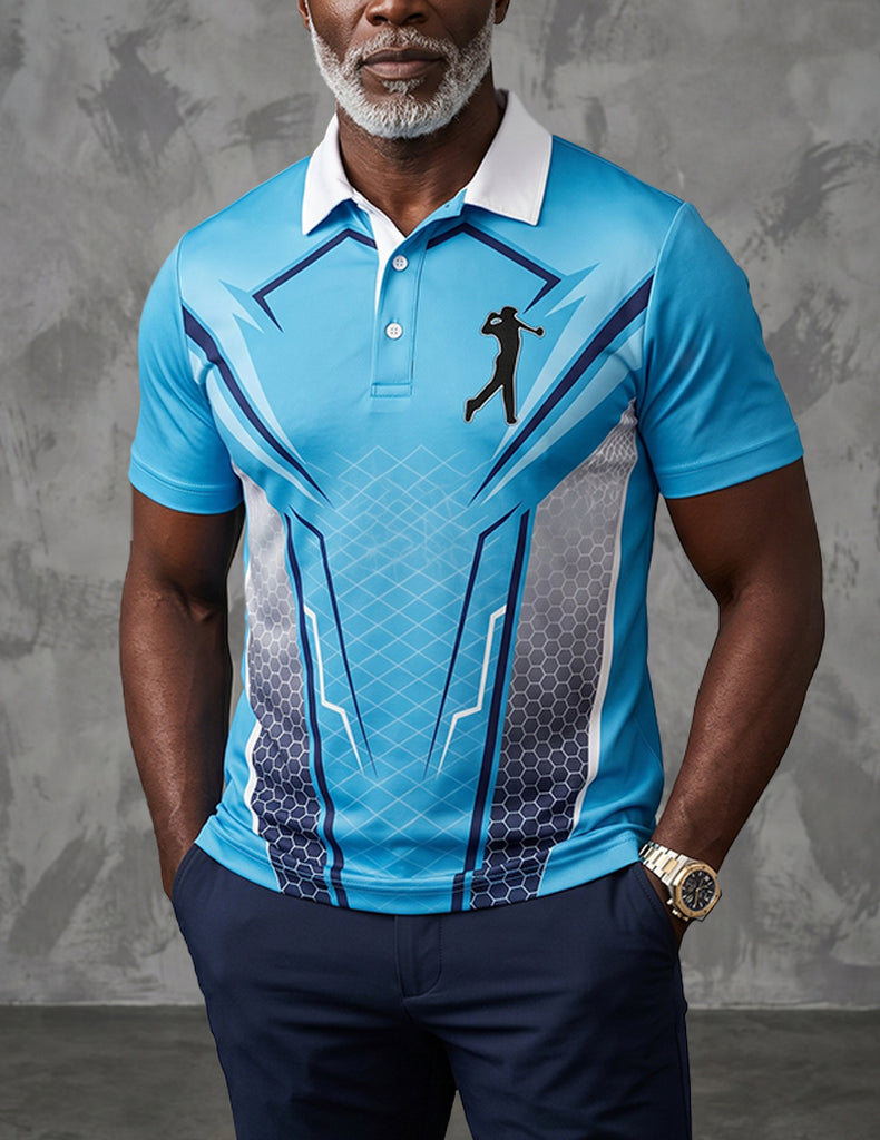 ekouaer-men-golf-polo-poloshirt-hellblau-slim-fit image 1