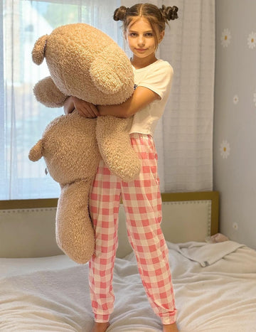 ekouaer-pajama-sets-jungen-jogger-schlafhose-karo image 5