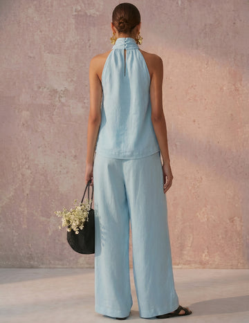 ekouaer-pajama-sets-neckholder-schlafanzug-r-ckenfrei image 3