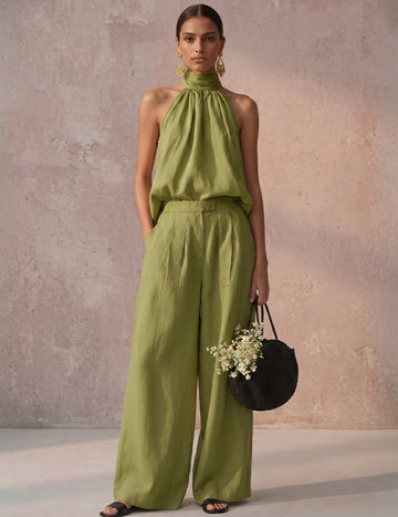 ekouaer-pajama-sets-neckholder-schlafanzug-r-ckenfrei image 5